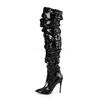 Pleaser - COURTLY3011 Cuissardes - Noir Product image